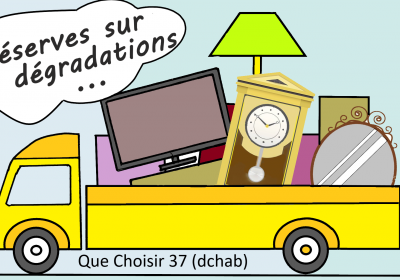 Déménagement : réserves formulées