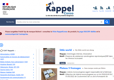 Retrait et rappel de produits