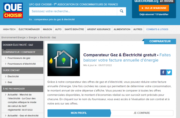 UFCQue Choisir de l