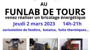 Open Atelier Solidarité Energétique le jeudi 2 mars 2023