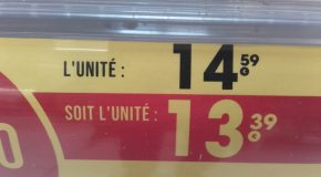 14,59€ l’unité, soit 13,39€ l’unité ?!