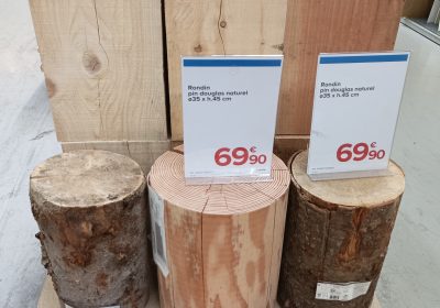 Je vous en prie, prenez un rondin !