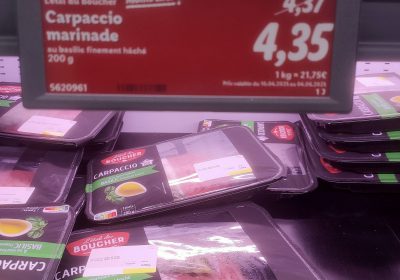 L’esquisse du commencement d’un début de prix en baisse