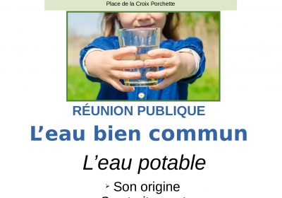 L&rsquo;association Eau-Touraine organise de nouvelles réunions sur l&rsquo;eau